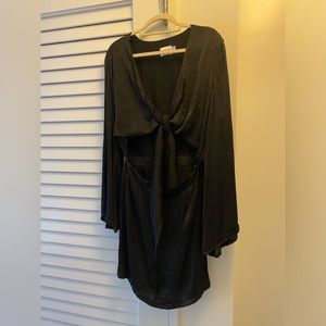 SNDYS black tie front dress